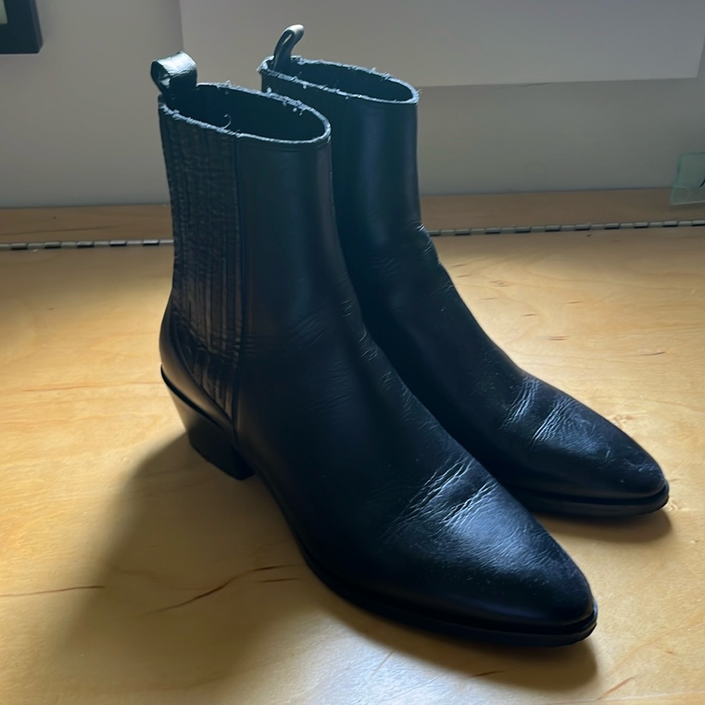 Black western style boots